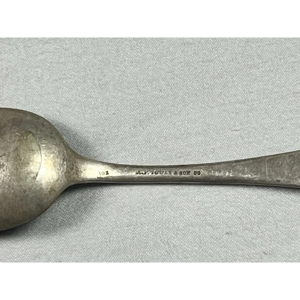 Antique‎ A.F. Towle & Son Co Silver Plate Spoon 3oz 5.5 Inches Victorian